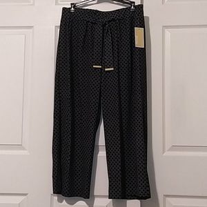 Michael Kors cropped joggers size M NWT